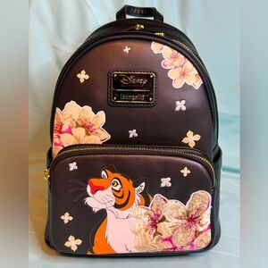 Loungefly x Disney RARE Aladdin Rajah Jasmine Floral Backpack